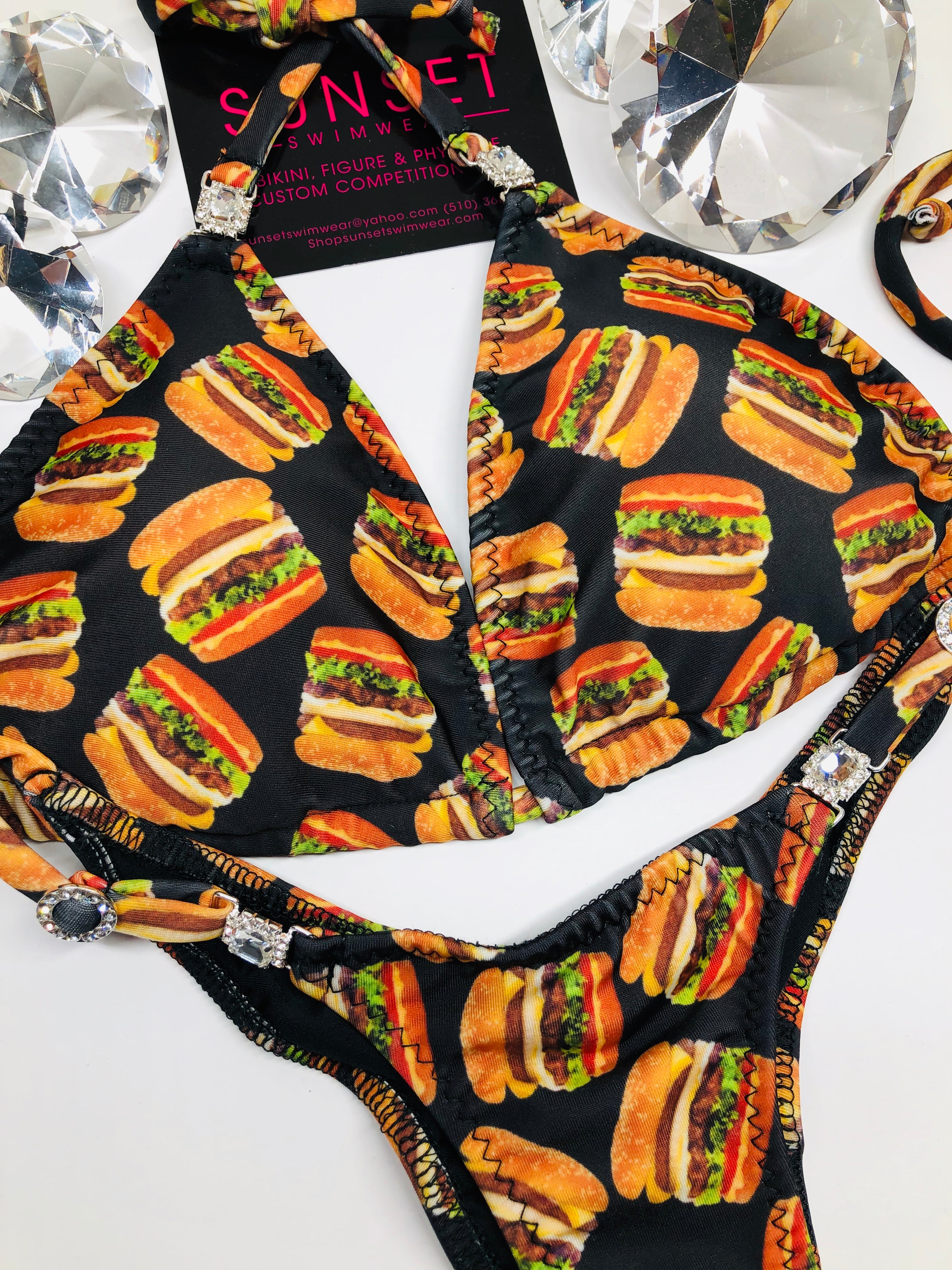 Bikini Practice Suit Burgers  🍔