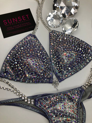 Ships ASAP Silver/Lavender Glam