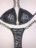Basic Competition Bikini Silver Holo