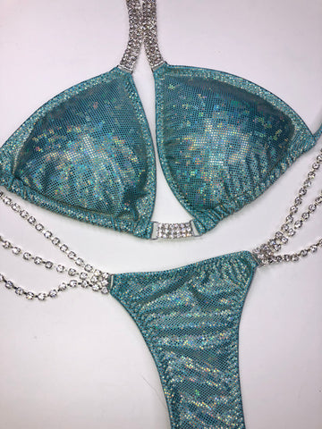 Basic Competition Bikini Blue Aqua SG