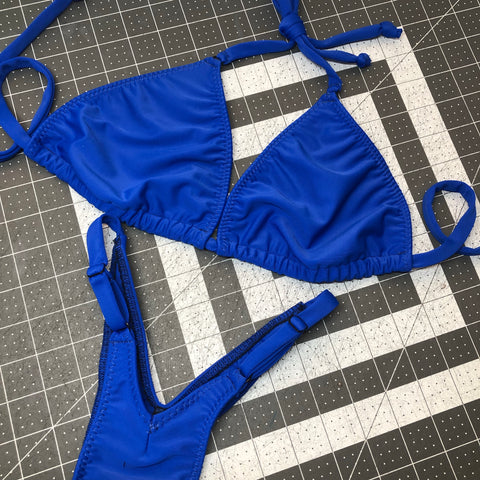 Royal Blue Posing Practice Bikini