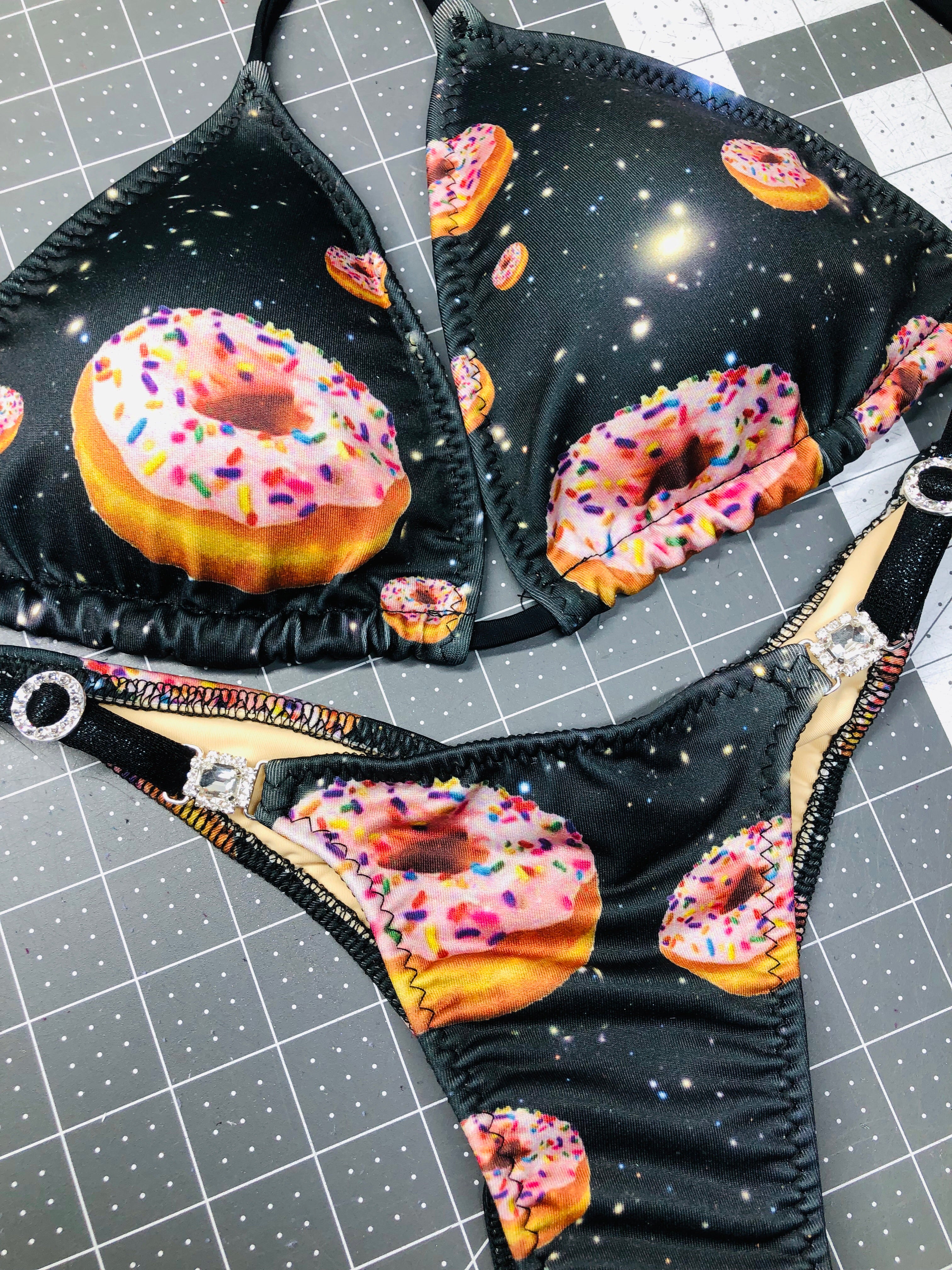 Space Donuts Posing Bikini