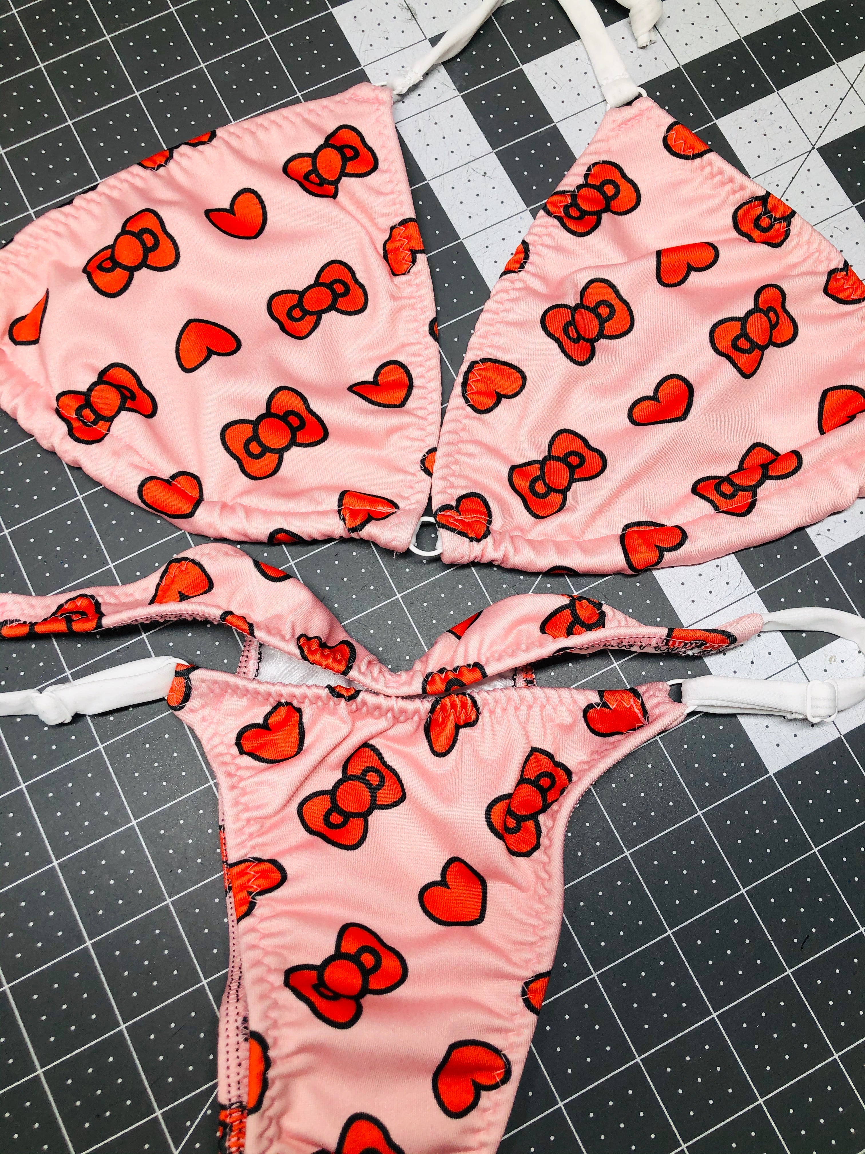 Hello Kitty Bows Posing Practice Bikini