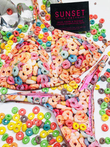 Bikini Practice Suit / Fruit Loops