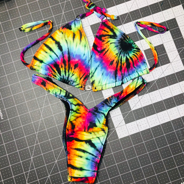 Figure Posing Practice Suit / Neon Tie Dye 🌈